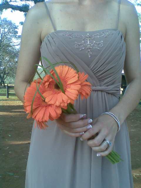 Bridesmaid bouquet 1 Rene Naude and Francois van der Merwe at Montain lodge of Zebra